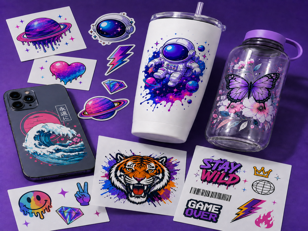 UV DTF stickers